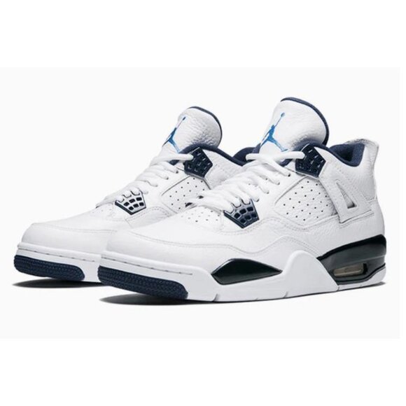 NIKE Men's Jordan 4 Retro Columbia Shoes Size 8 - Picture 3 of 12